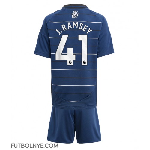 Camiseta Aston Villa Jacob Ramsey #41 Tercera Equipación para niños 2024-25 manga corta (+ pantalones cortos)